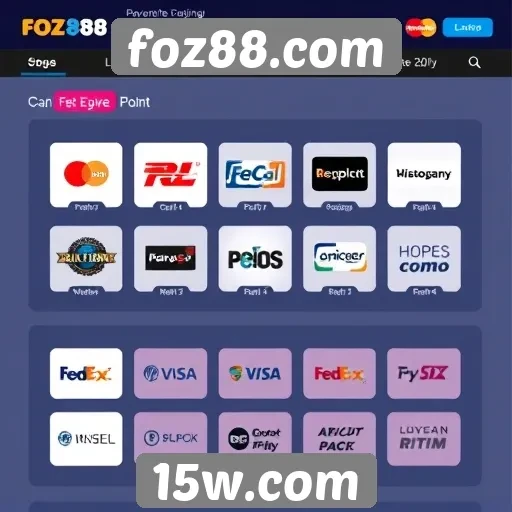 Exploração das opções de pagamento no Foz88